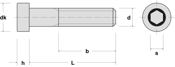 DIN 7984 - Technische Zeichnung